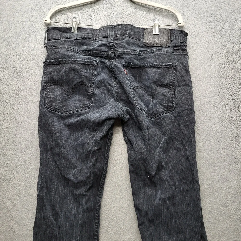 VINTAGE Levi's 511 Men Jeans 34X32‎ Black Denim Skinny Fit 31